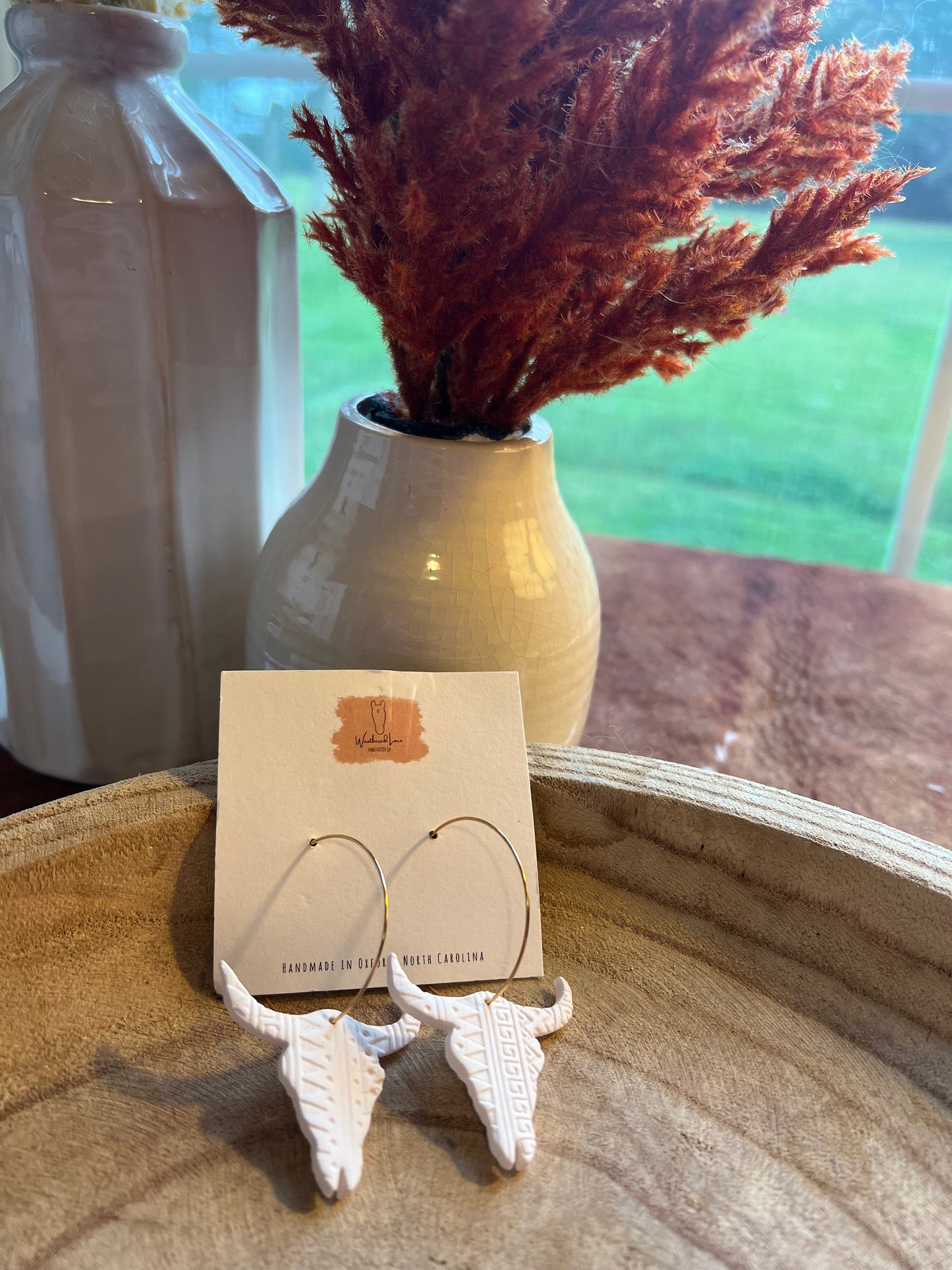 Aztec Cow Hoops