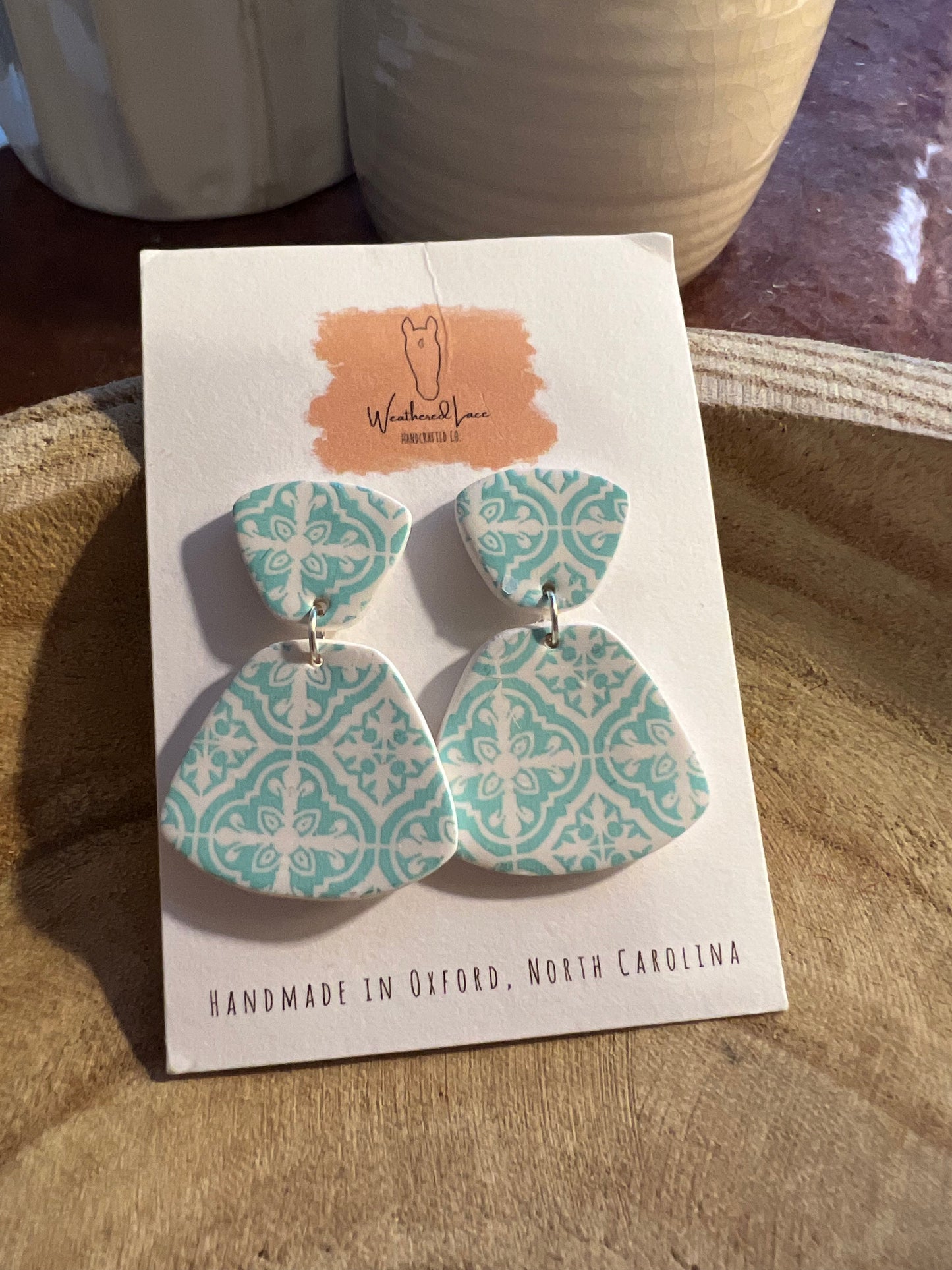 Moroccan Tile Dangles