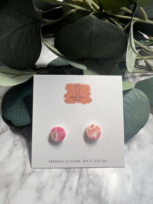 Floral studs