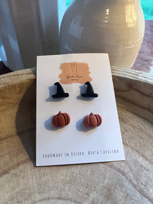 Witchy Pumpkin Stud Pack